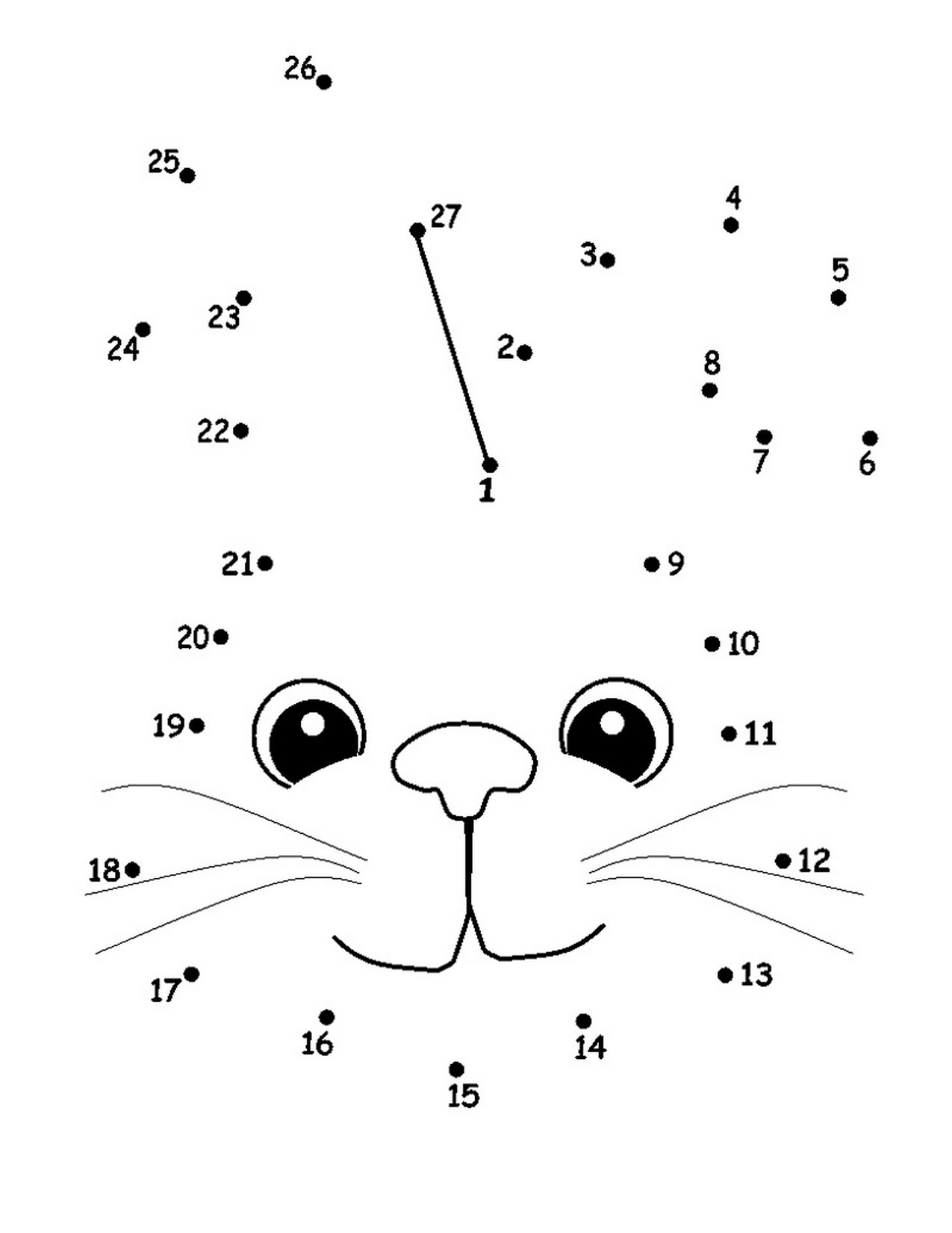Dot Dot By Numbers 120 Connect The Dots Worksheets Numbers 120