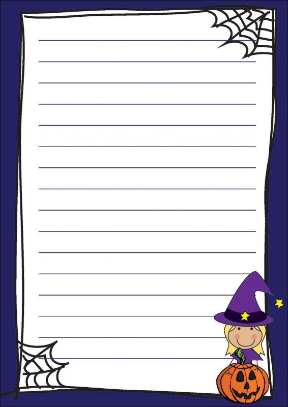 paper template kids halloween