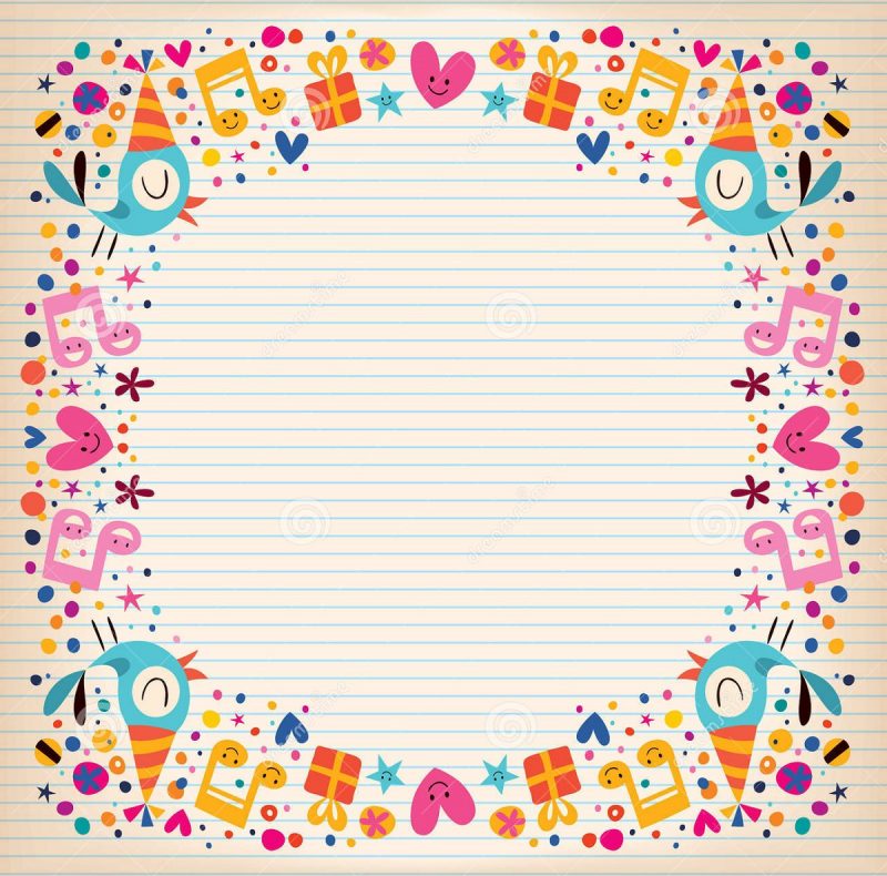 paper template kids image