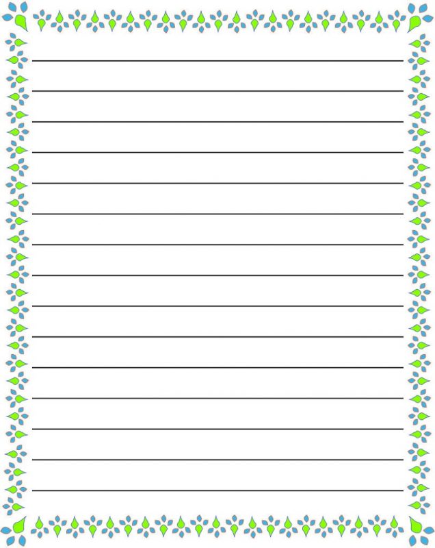 paper template kids simple