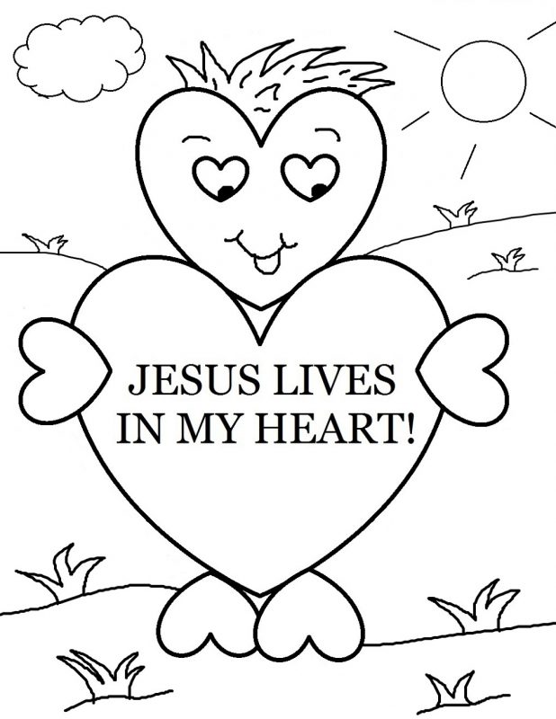 Christian Coloring Pages Preschool - Learning Printable