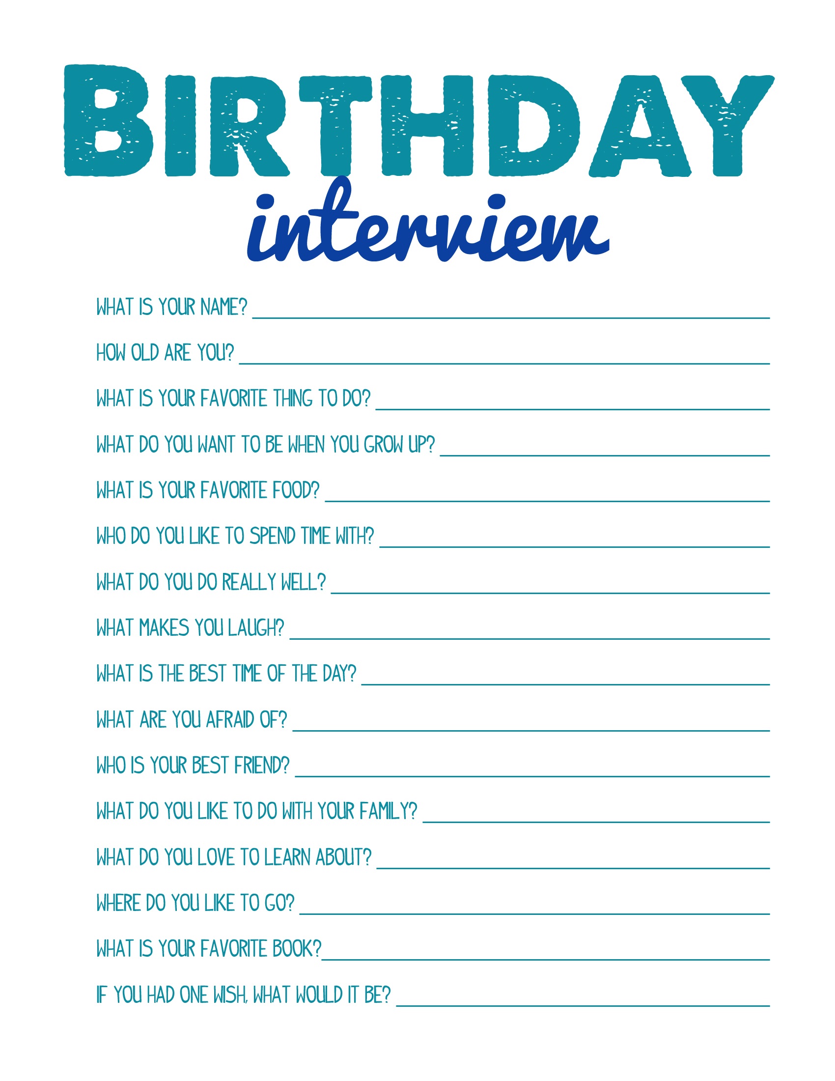 Free Printable Birthday Party Games For Adults