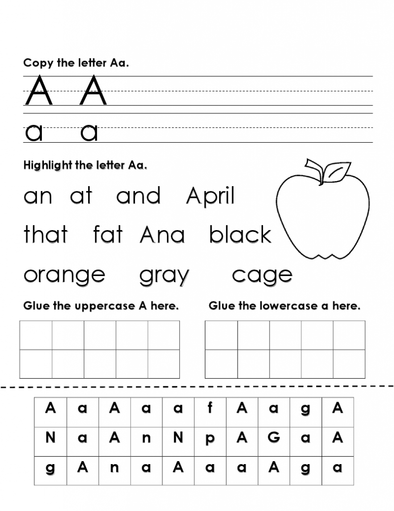 Alphabet Sheets for Preschool | Learning Printable