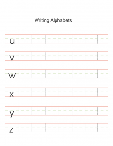 Alphabet Sheets for Preschool | Learning Printable