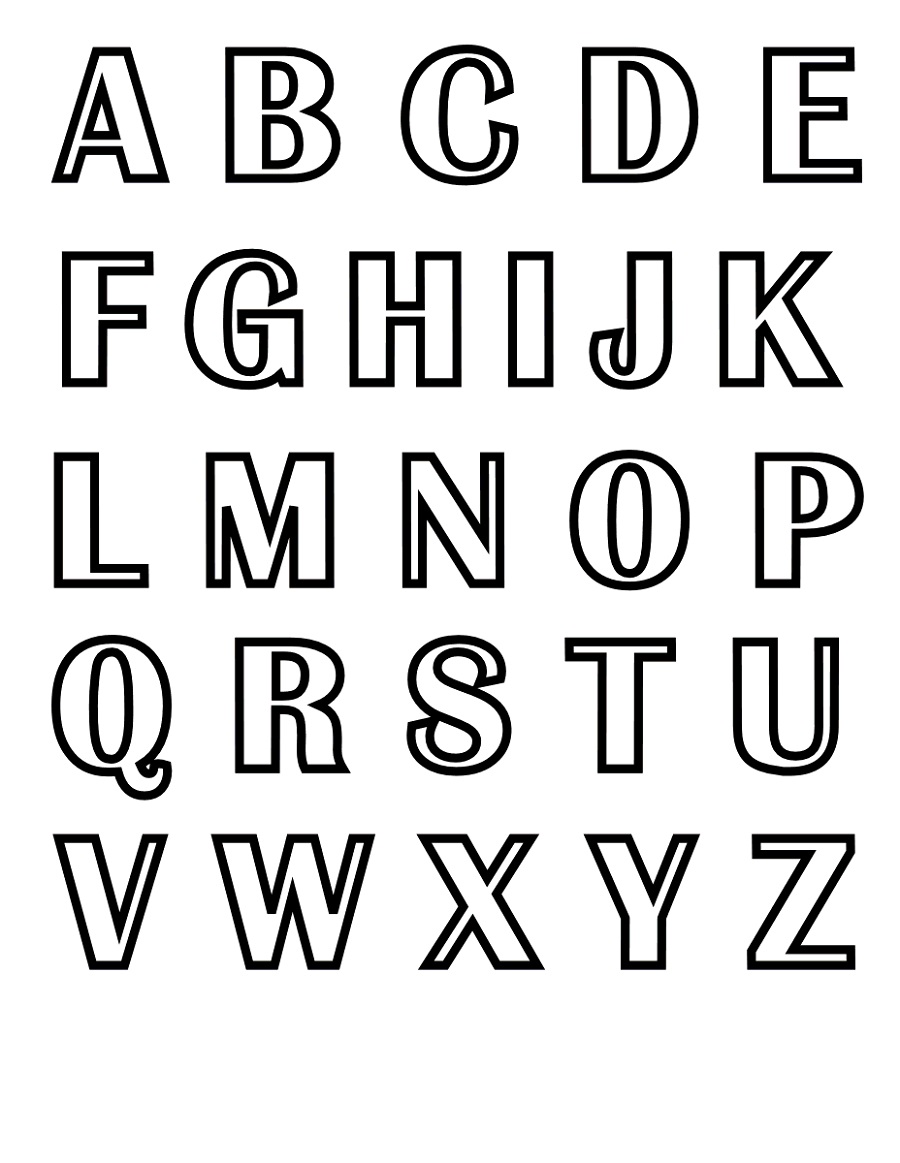 alphabet printables page