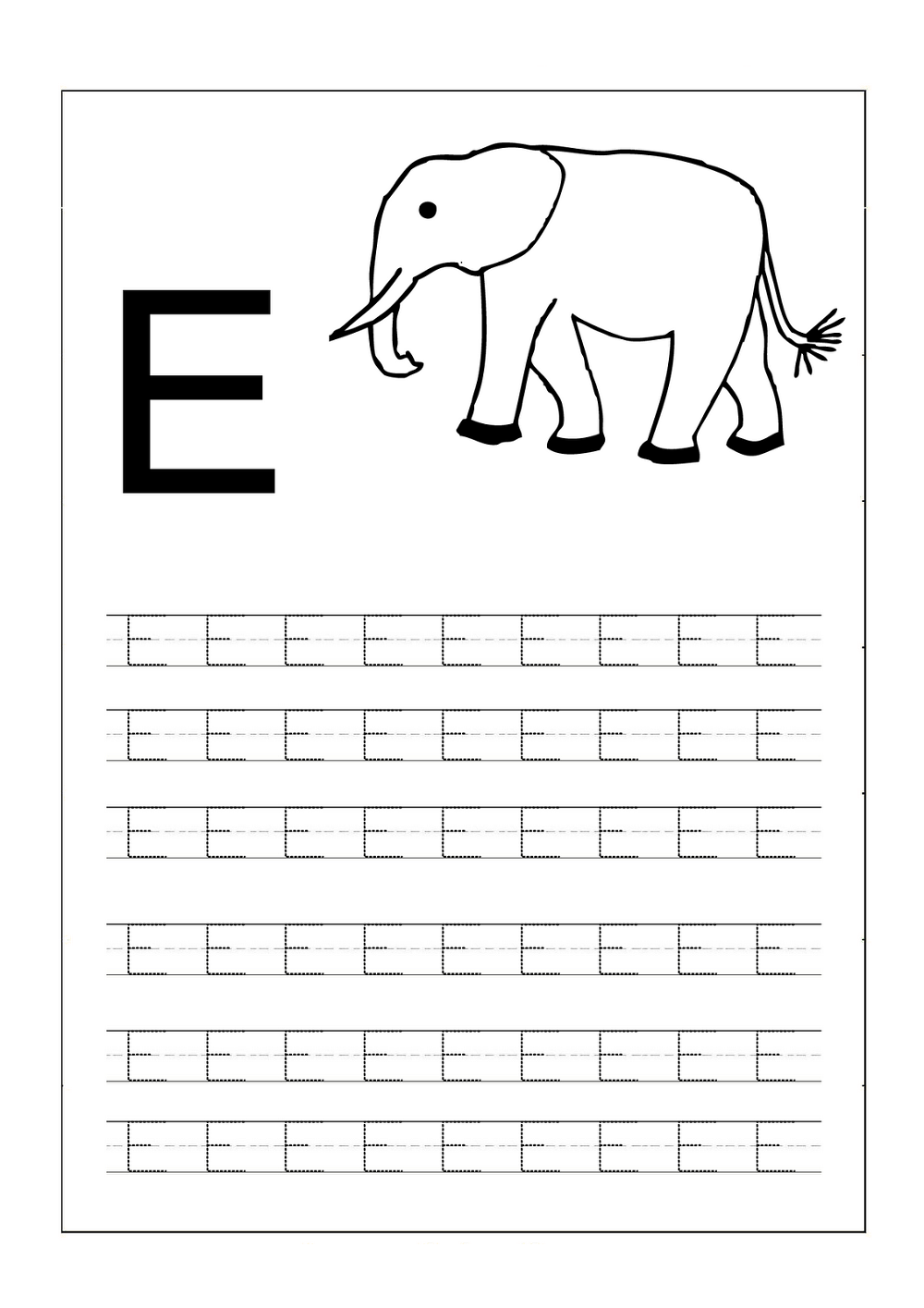 Capital Alphabets Tracing Worksheets Printable | Learning ...