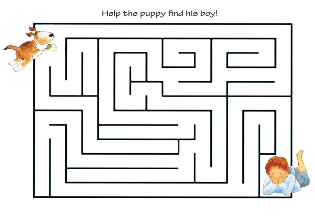 printable maze for kids activity