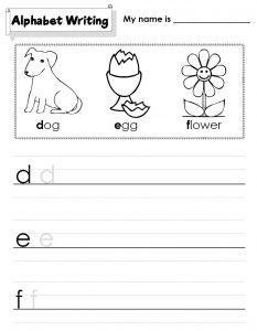 Kids Writing Pages Worksheets | Learning Printable