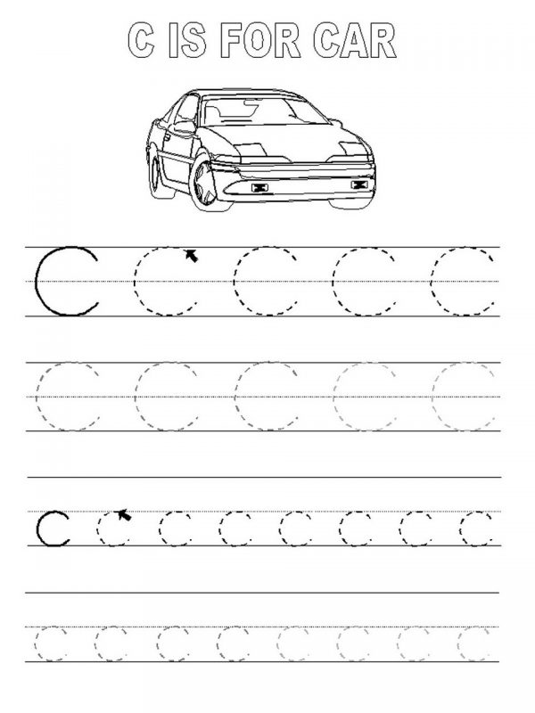 a b c tracing worksheets printable