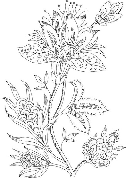adult coloring pages flowers