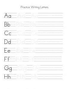 Alphabet Writing Practice Printable | Learning Printable