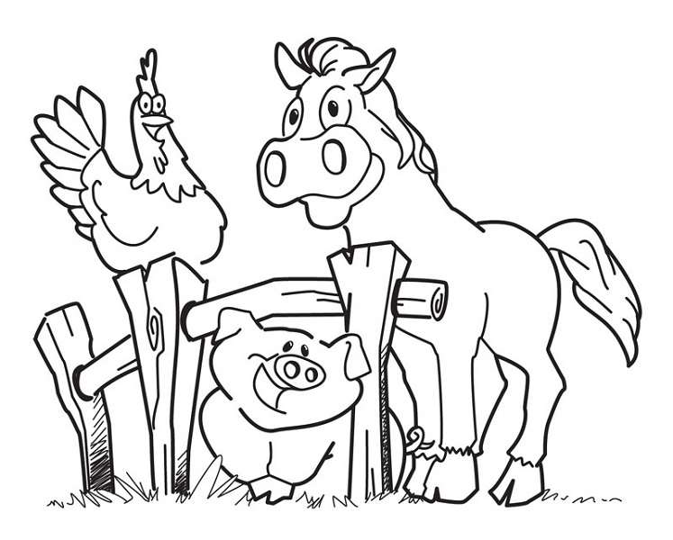 animal coloring pages free