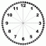 Face of a Clock with Minutes | Learning Printable