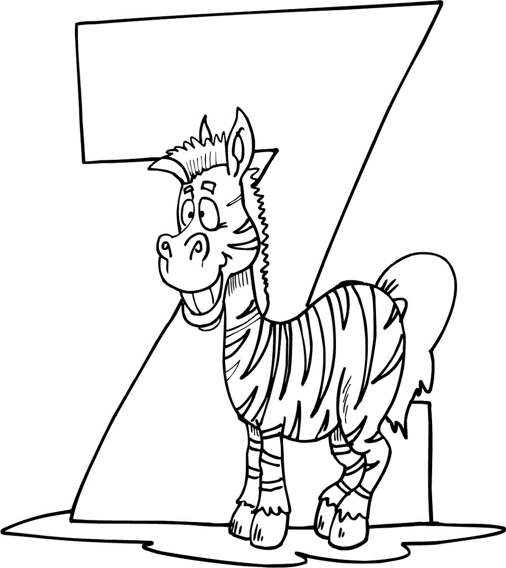 Free Printable Worksheets for Preschoolers for the Letter Z | Learning ...