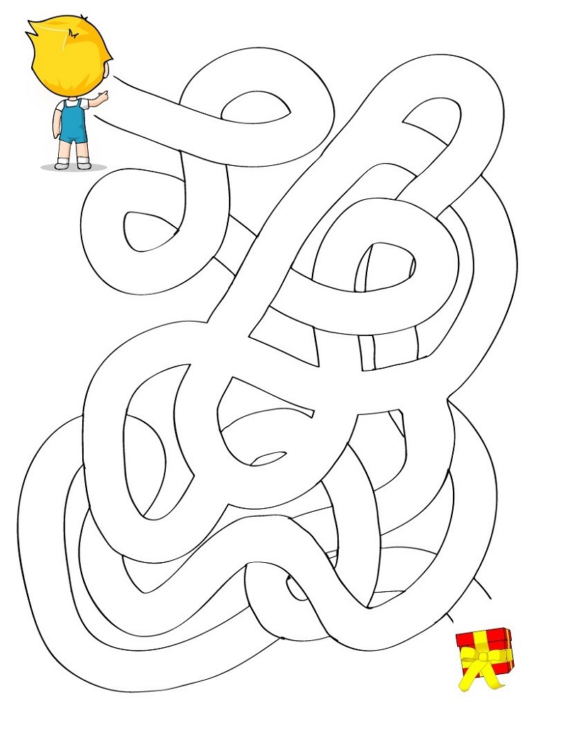 Kid Maze Worksheets To Print Learning Printable