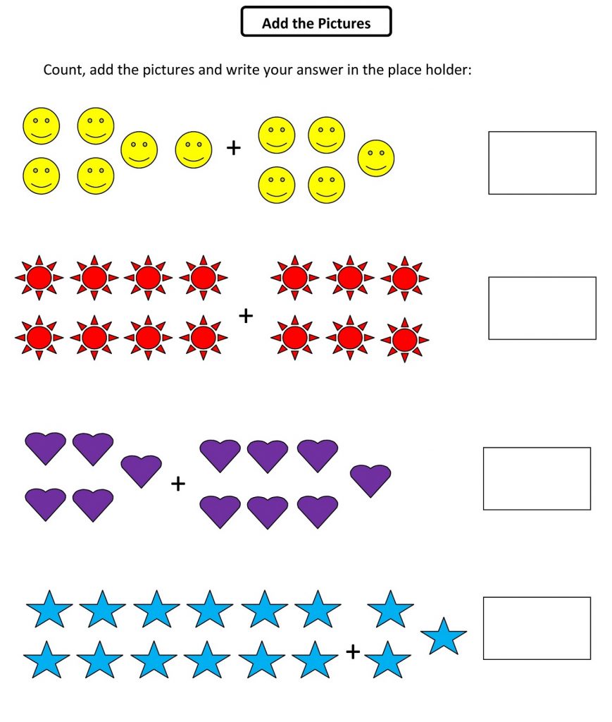 math grade1 pictures addition