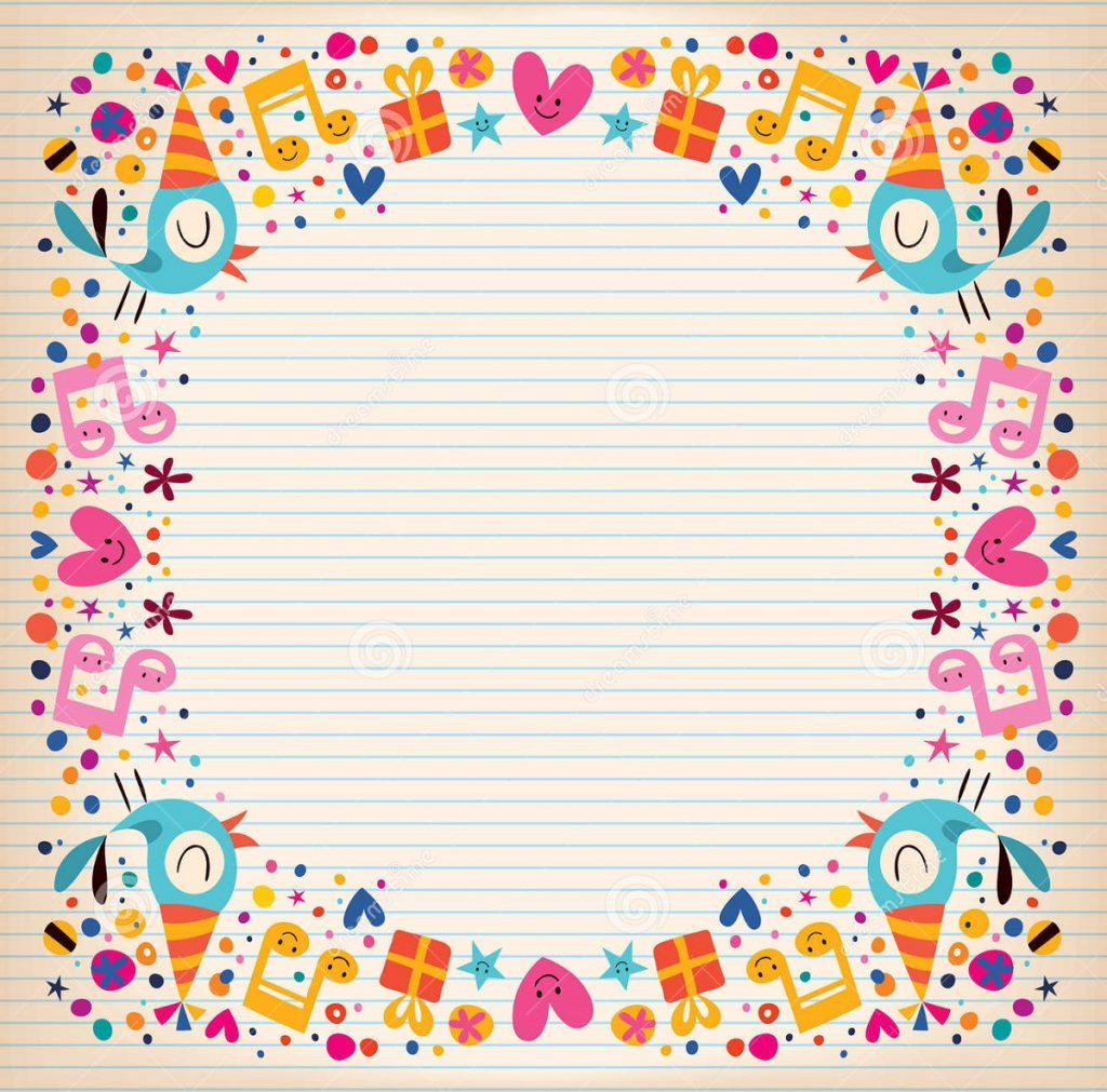 Blank and Lined Paper Template Kids | Learning Printable