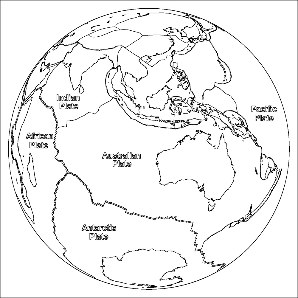 picture of a globe to color earth