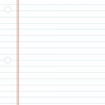 printable notebook paper free page