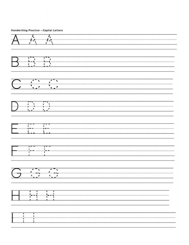 practicing the alphabet for preschooler printable