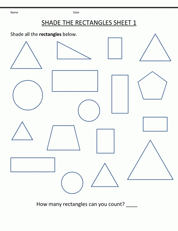 Printable Preschool Math Worksheet | Learning Printable