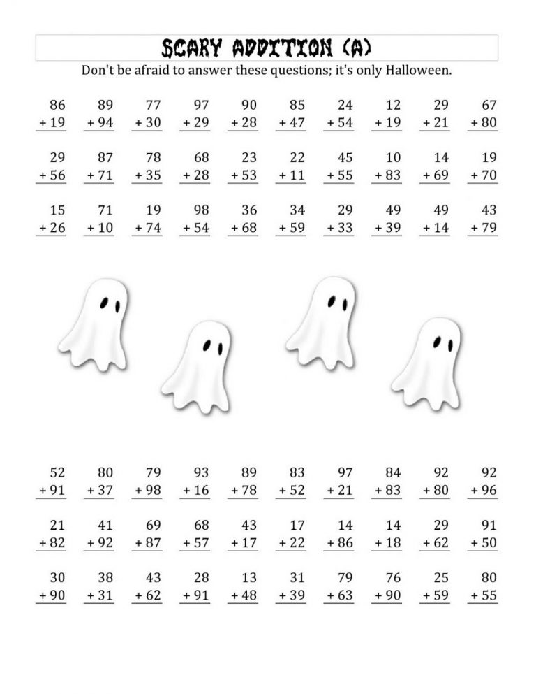 Printable Addition Worksheets for Kids | Learning Printable
