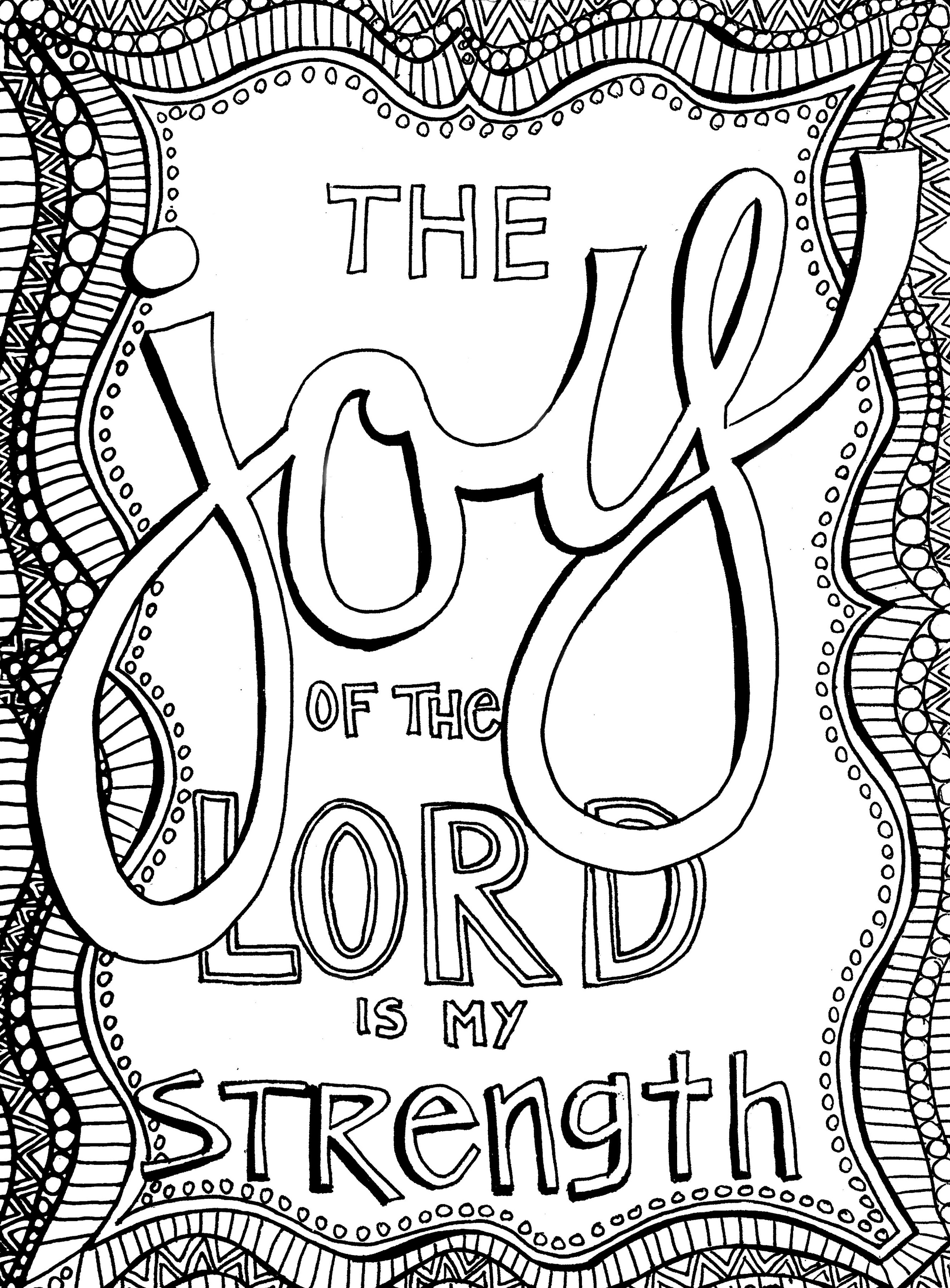 Christian Coloring Pages for Adults