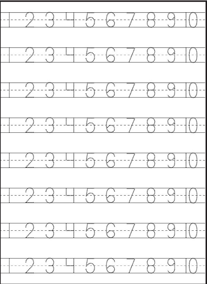 Preschool Worksheets Number