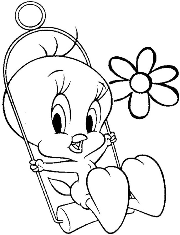Printable Coloring Page Tweety Sheets