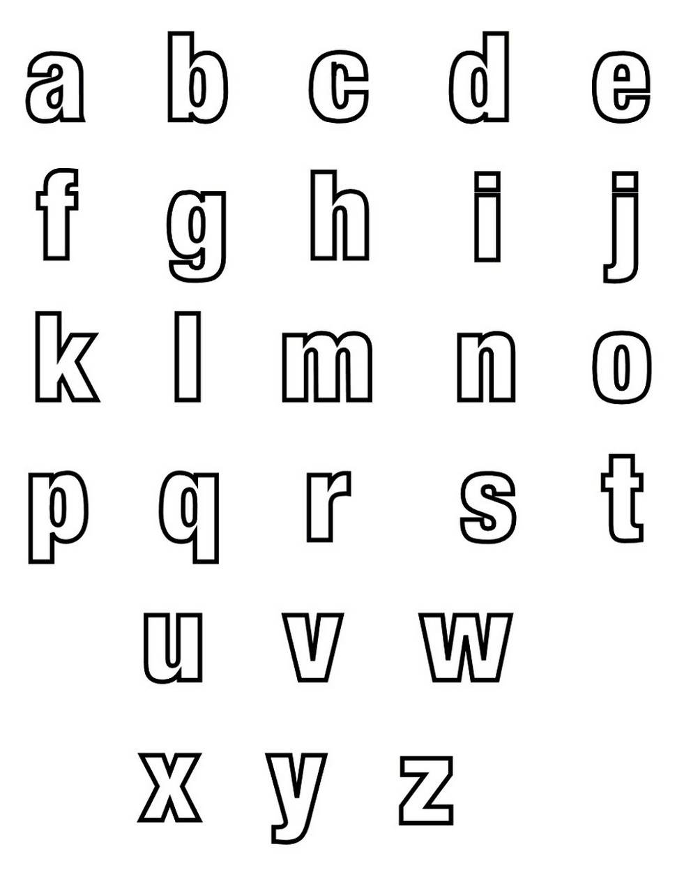 printables of abc lowercase