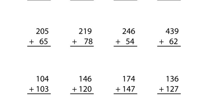 3rd Grade Printable Worksheets Math