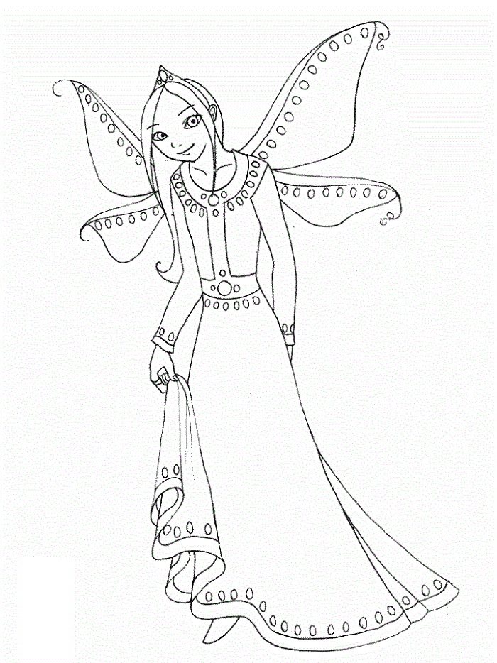 Fairy Coloring Pages for Children