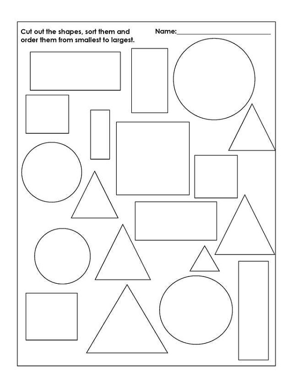 Grade R Worksheets Printable Free Shape
