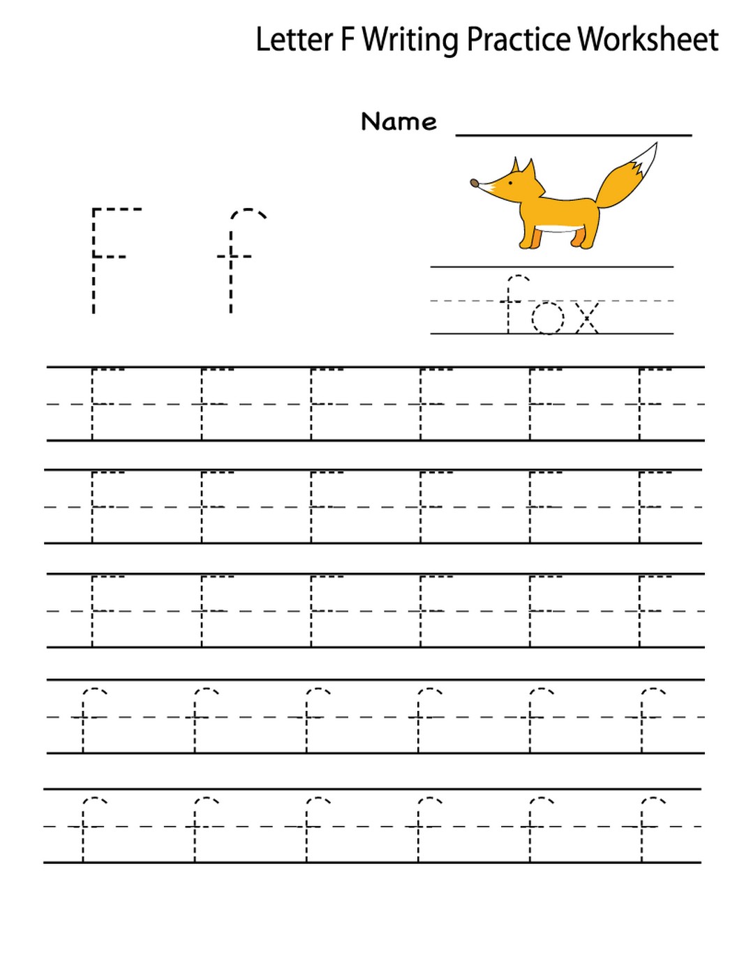 Letter F Worksheet Activities free
