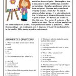 Worksheets for Elementary Students Reading