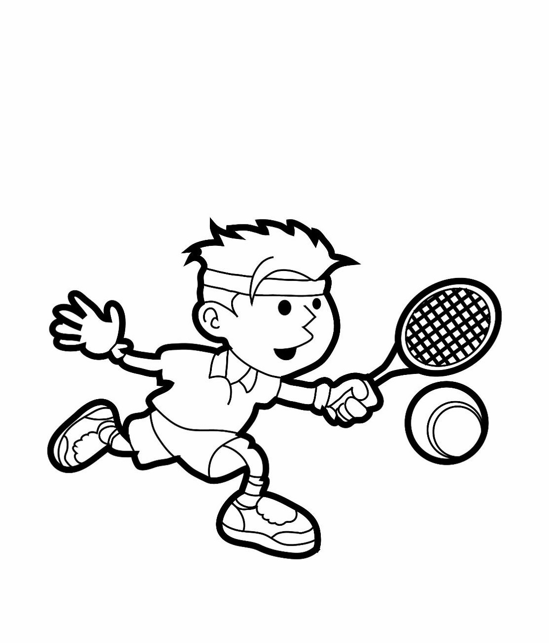Children Coloring Pages Sport