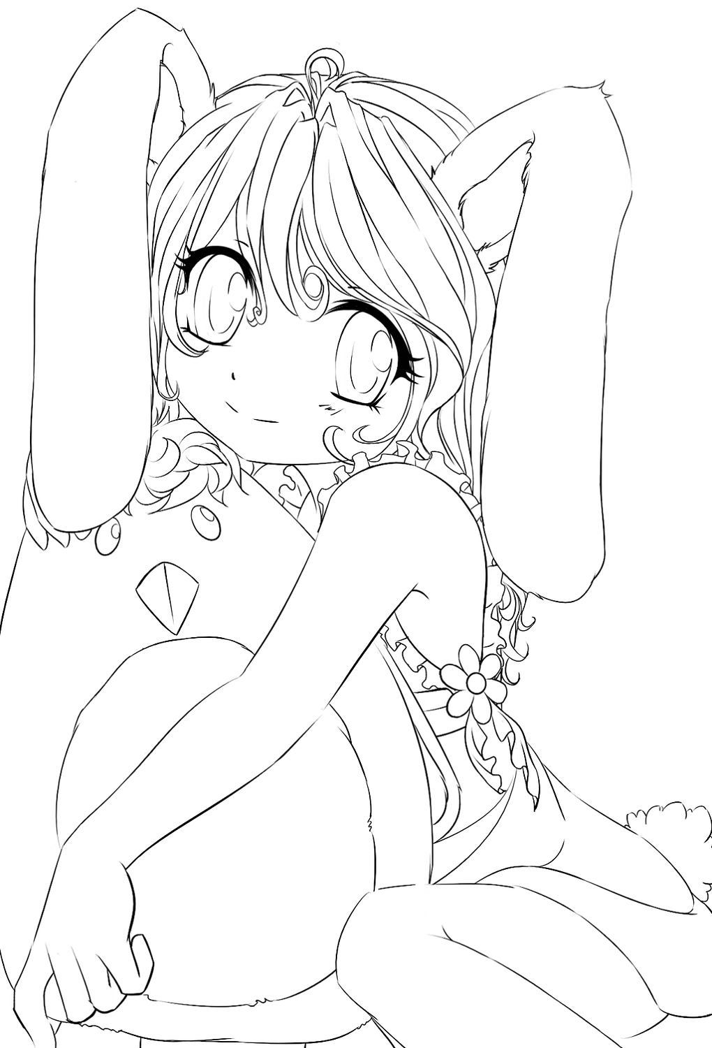 Coloring Pages for Girls Anime