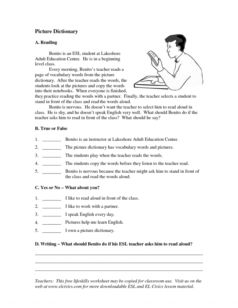 Education Worksheets for Kids and Adult to Print | Learning Printable