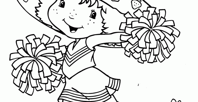 Strawberry Shortcake Coloring Pages for Kindergarten