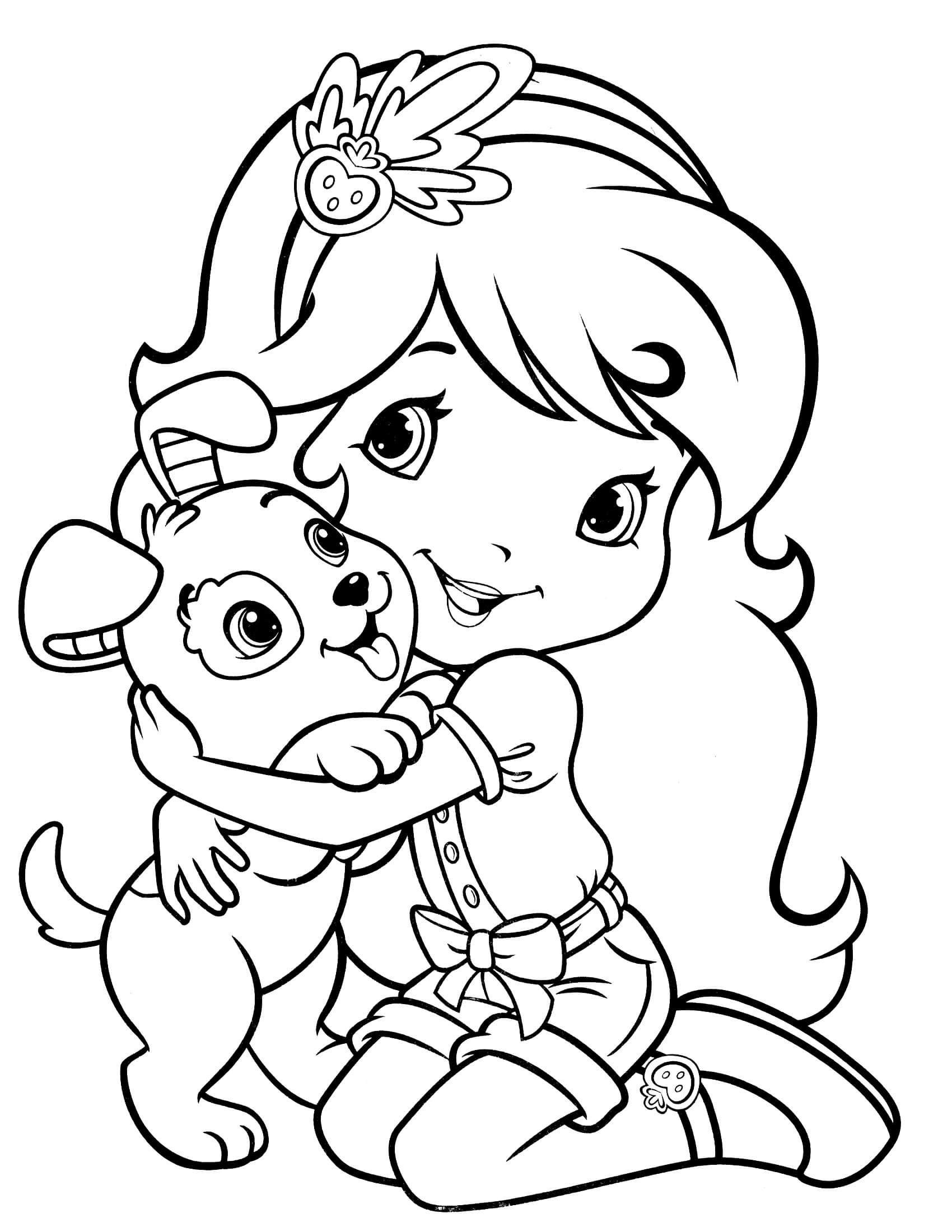 Strawberry Shortcake Coloring Pages for Teens