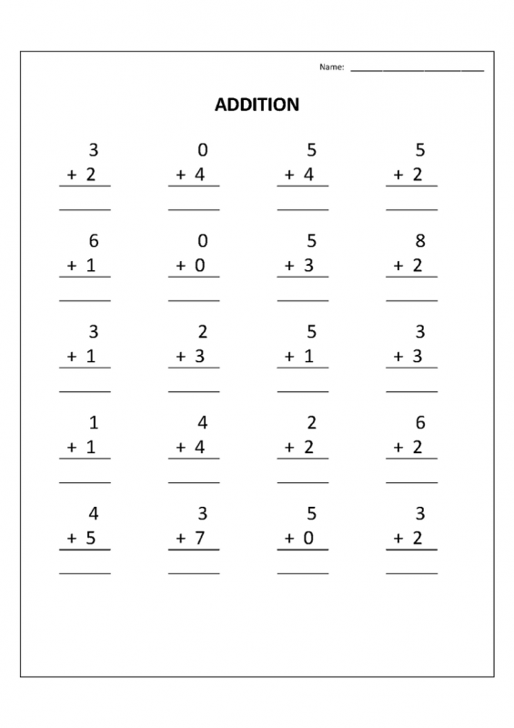 Easy Math Worksheet Format Easy Math Worksheets Free | Learning Printable
