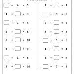 First Grade Worksheets Number