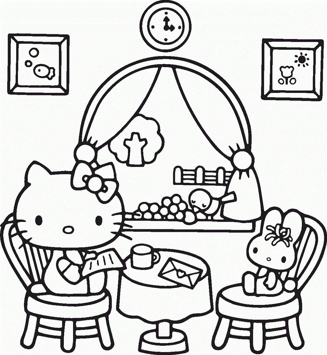 Free Childrens Coloring Pages Cartoon