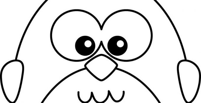 Free Coloring Sheets for Preschoolers Owl