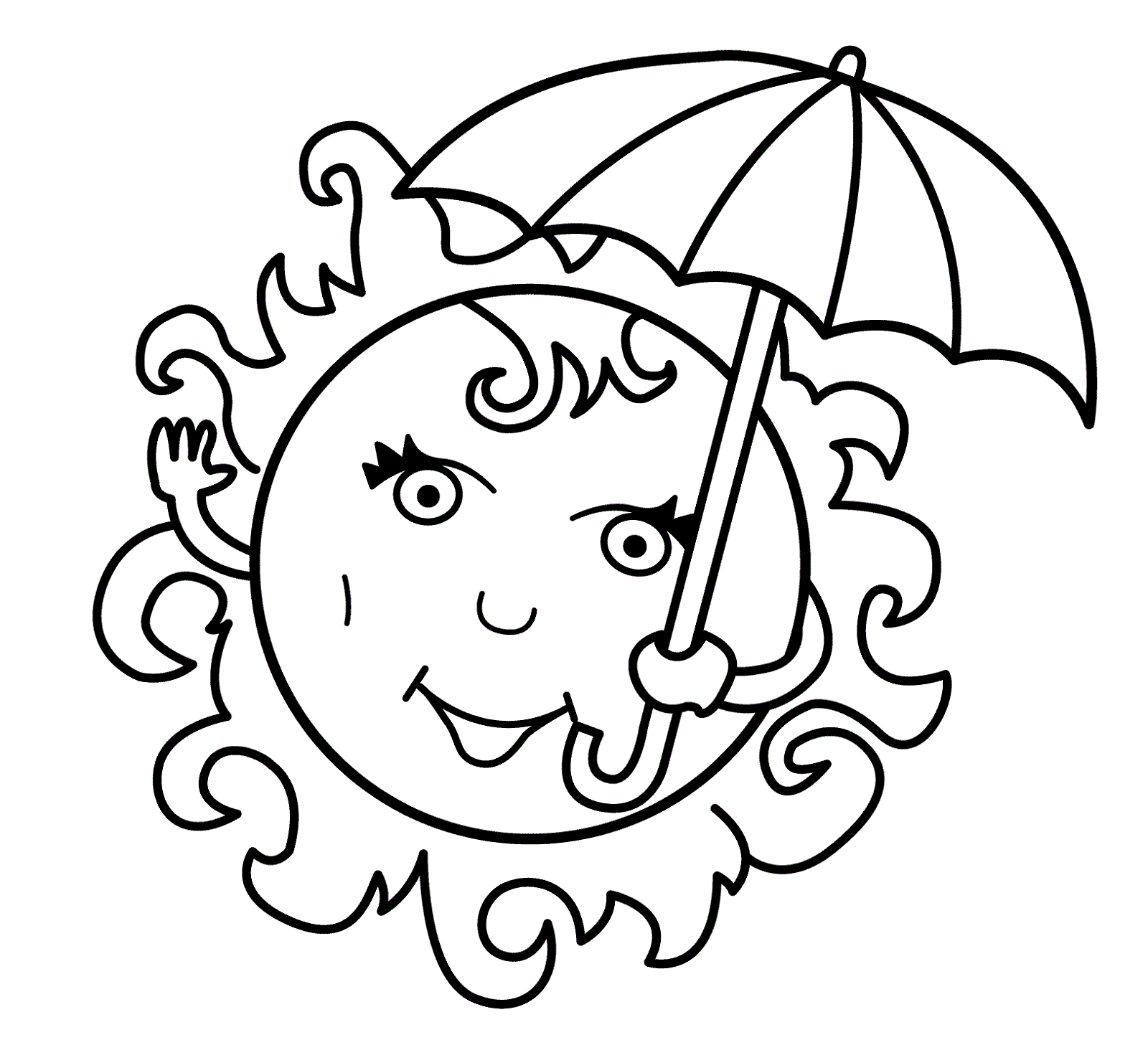 Free Printable Coloring Pages for Children Summer