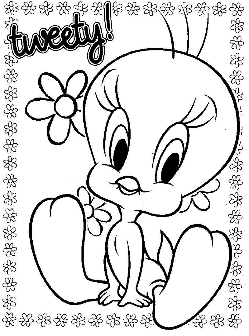Free Printable Coloring Pages for Children Tweety