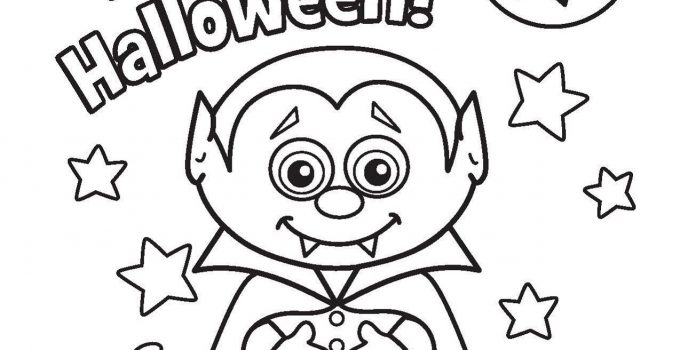 coloring pages for kids halloween