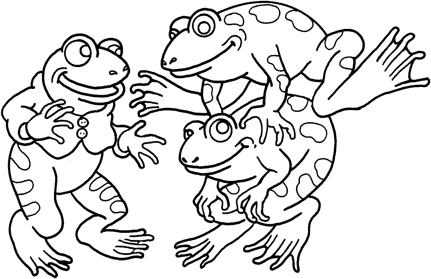 Childrens Printable Coloring Pages Frog