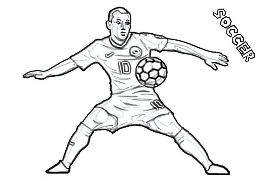 Coloring Sheets for Boys Soccer
