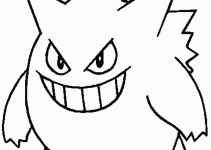 Pictures to Print Out and Color Gengar